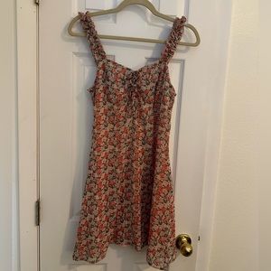 Nasty gal size 6 pink floral dress new with tags